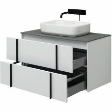 Тумба под раковину Allen Brau Reality 90 1.32006.WM подвесная Белая матовая