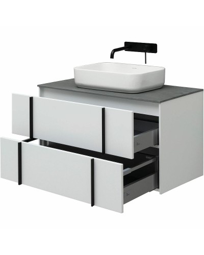 Тумба под раковину Allen Brau Reality 90 1.32006.WM подвесная Белая матовая