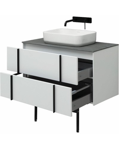 Тумба под раковину Allen Brau Reality 90 1.32006.WM подвесная Белая матовая