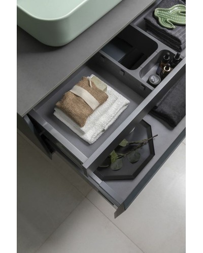 Тумба под раковину Allen Brau Infinity 85 1.21002.AM подвесная Антрацит матовый