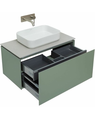 Тумба под раковину Allen Brau Infinity 85 1.21002.CGM подвесная Олива матовая