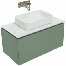 Тумба под раковину Allen Brau Infinity 85 1.21002.CGM подвесная Олива матовая
