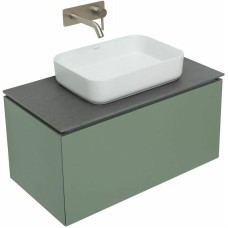 Тумба под раковину Allen Brau Infinity 85 1.21002.CGM подвесная Олива матовая