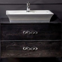 Тумба под раковину Boheme Armadi Art NeoArt 80 831-080-BW подвесная Black Wood
