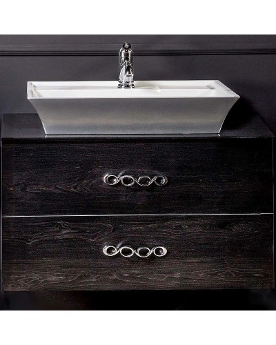 Тумба под раковину Boheme Armadi Art NeoArt 80 831-080-BW подвесная Black Wood