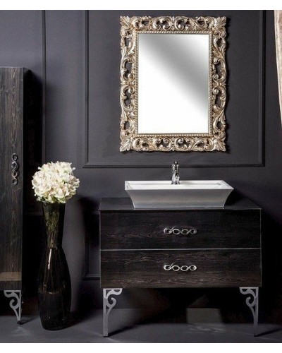 Тумба под раковину Boheme Armadi Art NeoArt 80 831-080-BW подвесная Black Wood