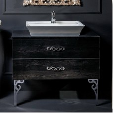 Тумба под раковину Boheme Armadi Art NeoArt 80 831-080-BW подвесная Black Wood