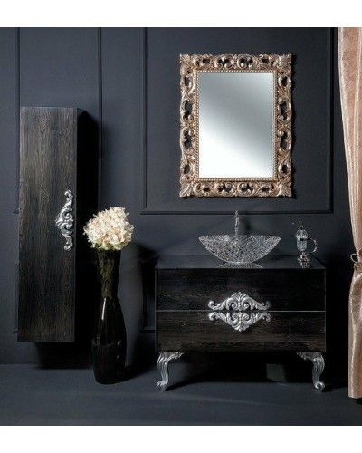 Тумба под раковину Boheme Armadi Art NeoArt 80 831-080-BW подвесная Black Wood