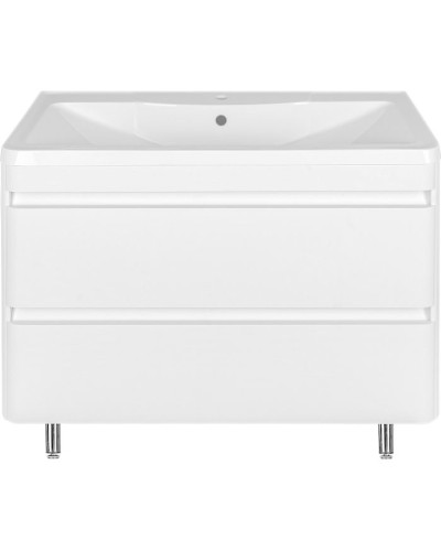 Тумба под раковину Style Line Атлантика Люкс Plus 100 СС-00000692 Белая