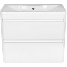 Тумба под раковину Style Line Атлантика Люкс Plus 80 СС-00000691 подвесная Белая