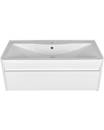 Тумба под раковину Style Line Атлантика Люкс Plus 80 СС-00000691 подвесная Белая