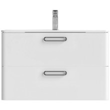 Тумба с раковиной Iddis Brick 80 подвесная Белая