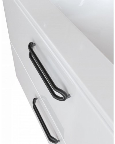 Тумба с раковиной Iddis Brick 80 подвесная Белая