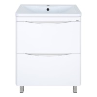 Атлантик - 70 Тумба напольная  с 2 ящ. закруг. края / раковина