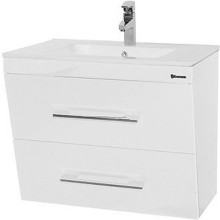 Тумба под раковину Bellezza Берта 75 4635212510014 подвесная Белая