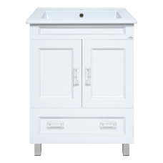 Дива - 85 Тумба белая с 1 ящ. / раковина