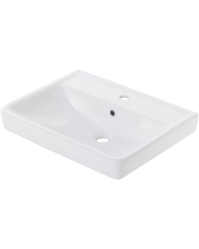 Прима -  60 Тумба 3 ящ. белая эмаль направ. с доводч. / раковина