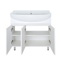 Амур - 80 Тумба напольная прямая (ПВХ) / раковина