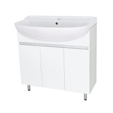 Амур - 80 Тумба напольная прямая (ПВХ) / раковина