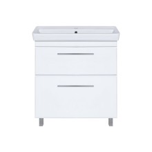 Элен - 80 Тумба с 2 ящ. направл. с доводчиком / раковина
