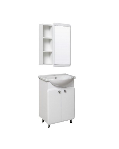 Тумба под раковину Runo Капри 55 УТ000003778 Белая