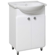 Тумба под раковину Runo Капри 55 УТ000003778 Белая