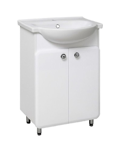 Тумба под раковину Runo Капри 55 УТ000003778 Белая