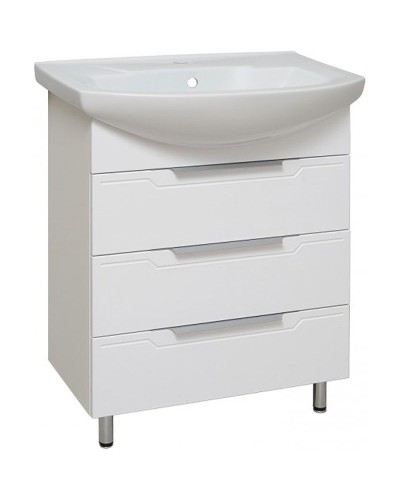 Тумба под раковину Runo Верона 65 00000001145 Белая