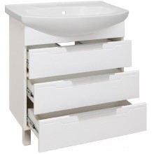 Тумба под раковину Runo Верона 65 00000001145 Белая