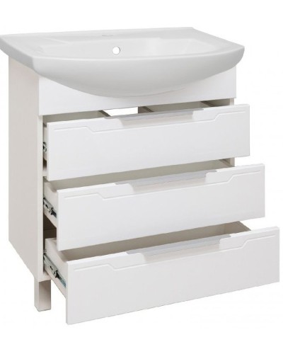 Тумба под раковину Runo Верона 65 00000001145 Белая