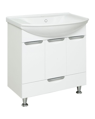 Тумба под раковину Runo Барселона 75 00000001032 Белая
