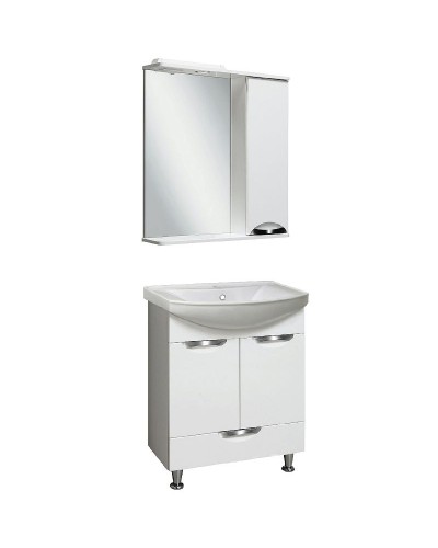 Тумба под раковину Runo Барселона 65 00000001035 Белая