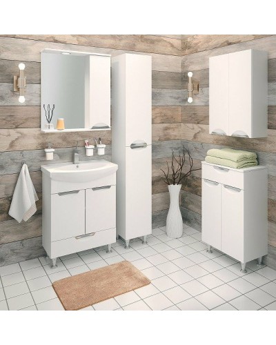 Тумба под раковину Runo Барселона 65 00000001035 Белая