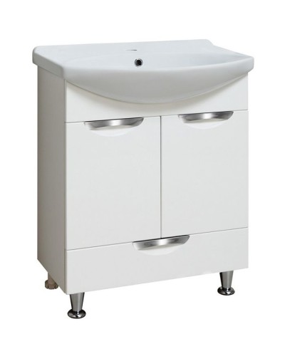 Тумба под раковину Runo Барселона 65 00000001035 Белая