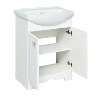 Тумба под раковину Runo Авила 60 00000001045 Белая