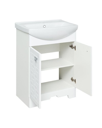 Тумба под раковину Runo Авила 60 00000001045 Белая