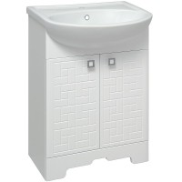 Тумба под раковину Runo Авила 60 00000001045 Белая