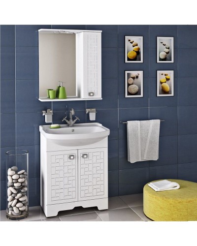 Тумба под раковину Runo Авила 60 00000001045 Белая