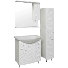 Тумба под раковину Runo Милано 75 УТ000002088 Белая