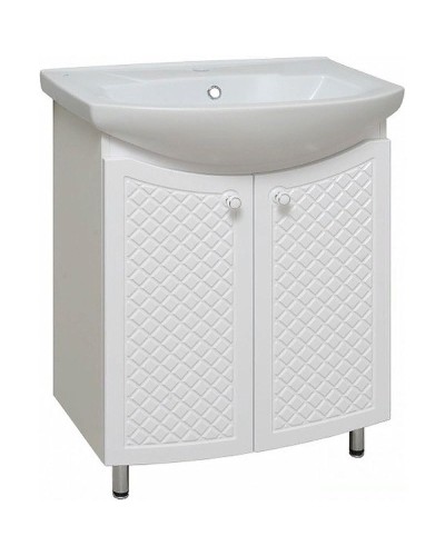 Тумба под раковину Runo Милано 65 УТ000002087 Белая