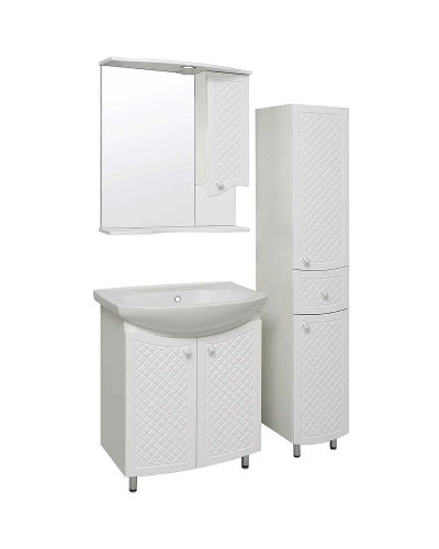 Тумба под раковину Runo Милано 65 УТ000002087 Белая