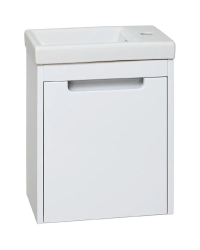 Тумба под раковину Runo Микра 40 R 00000001078 подвесная Белая