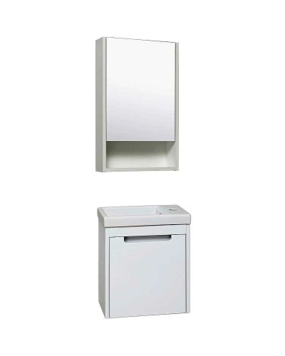 Тумба под раковину Runo Микра 40 R 00000001078 подвесная Белая