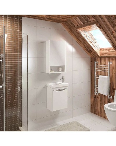 Тумба под раковину Runo Микра 40 R 00000001078 подвесная Белая