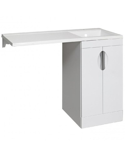Тумба под раковину Runo Лира 105 00-00000144 Белая