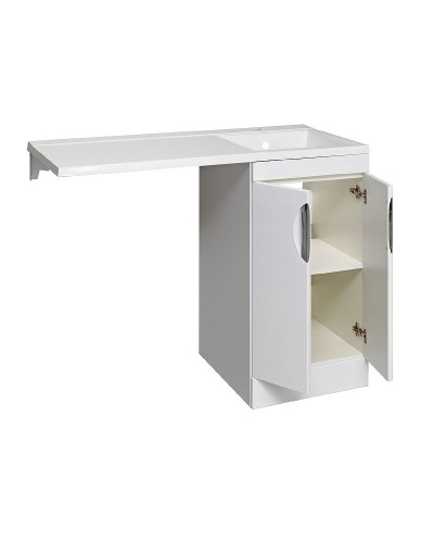 Тумба под раковину Runo Лира 105 00-00000144 Белая