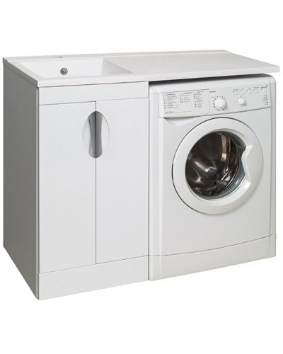 Тумба под раковину Runo Лира 105 00-00000144 Белая