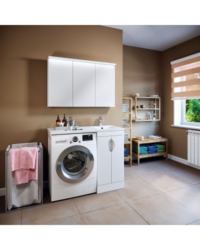 Тумба под раковину Runo Лира 105 00-00000144 Белая