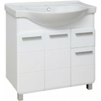 Тумба под раковину Runo Эрика 80 УТ000003319 Белая