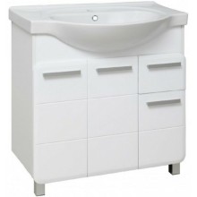 Тумба под раковину Runo Эрика 80 УТ000003319 Белая